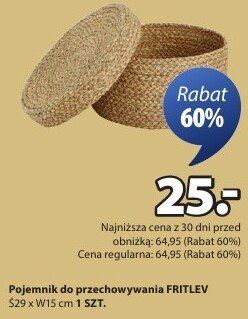 Pojemnik do przechowywania FRITLEV Ś29 x W15 cm 1 SZT. promocja w Jysk