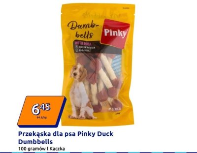 Przekąska dla psa Duck Dumbbells promocja w Action