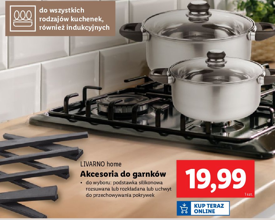 Podstawka silikonowa LIVARNO HOME promocja w Lidl