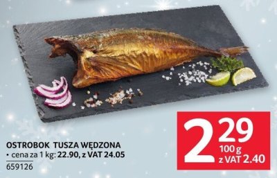 Ostrożok tusza wędzona promocja w Selgros