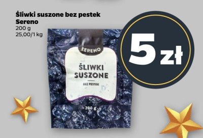 Śliwki suszone promocja w Netto