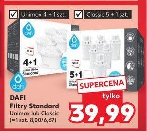 Wkłady filtrujące unimax Dafi promocja