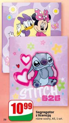 Segregator z licencją różne wzory A5 promocja w Dino