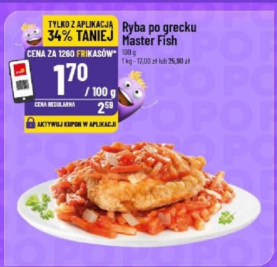 Ryba po grecku Master Fish promocja w POLOmarket