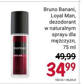 Dezodorant perfumowany Bruno banani loyal man promocja