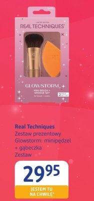 Zestaw prezentowy Real Techniques Glowstorm minipędzel + gąbeczka promocja w Drogerie DM