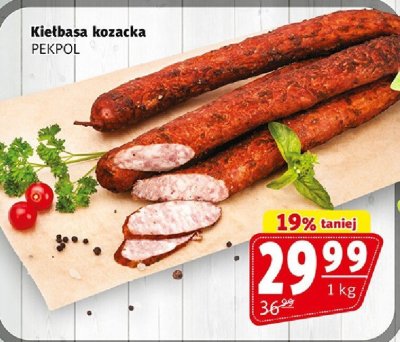 Kiełbasa kozacka PEKPOL promocja w Prim Market