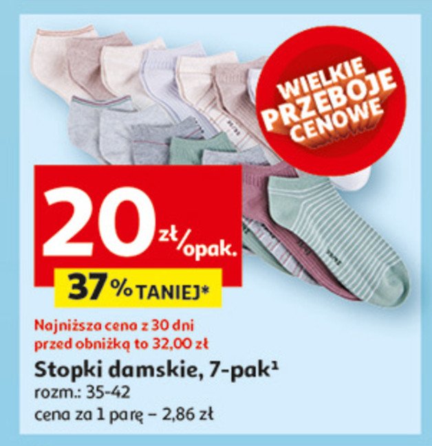 Stopki damskie In extenso promocja w Auchan