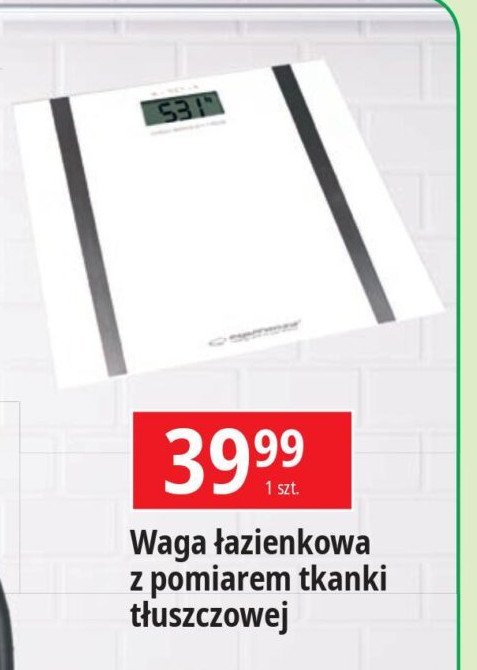 Waga z pomiarem tkanki tłuszczowej Esperanza promocja