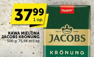 Kawa mielona Jacobs Kronung promocja w Groszek