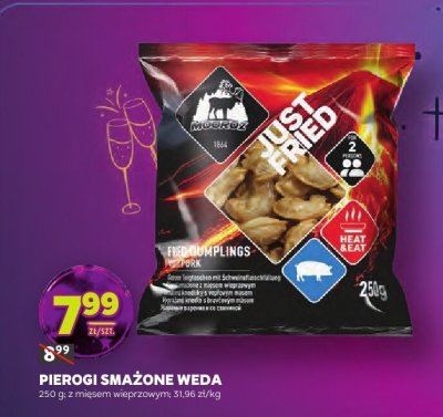 Pierogi smażone z mięsem wieprzowym Morliny Just Fried promocja w Stokrotka