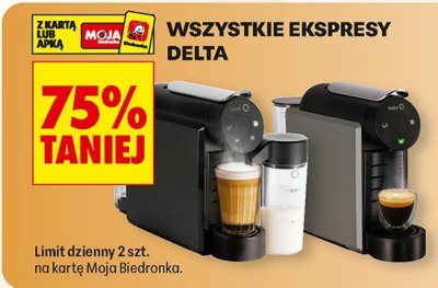 Ekspresy do kawy wszystkie rodzaje -75% promocja w Biedronka