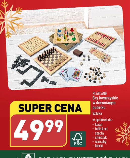 Drewniane zabawki w pude艂ku Playland promocja