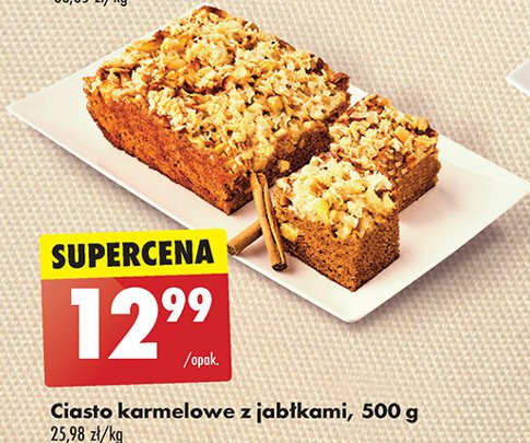 Ciasto karmelowe z jabłkami promocja w Biedronka