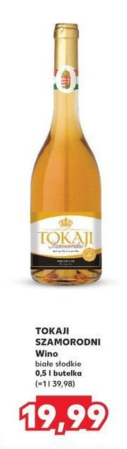 Wino białe słodkie TOKAJI SZAMORODNI promocja