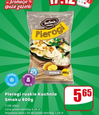 Pierogi ruskie 800 g promocja w Dino