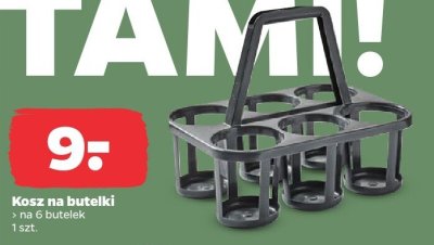 Kosz na butelki na 6 butelek, 1 szt. promocja w Netto