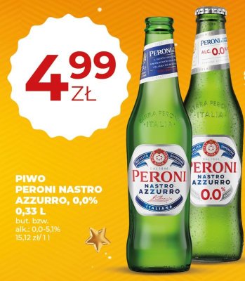 Piwo Peroni Nastro Azzurro 0,33 L promocja w Duży Ben