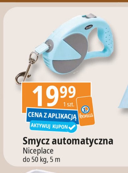 Smycz automatyczna 5 m Nobleza promocja w Leclerc