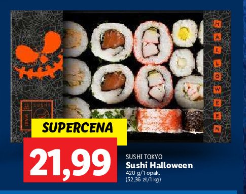 Sushi halloween Tokyo sushi promocja