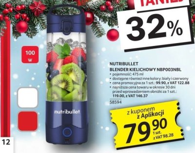 Blender kielichowy NBP003NBL promocja w Selgros