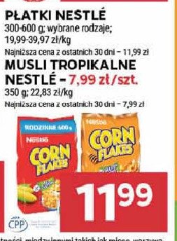 Płatki kukurydziane z miodem i orzechami Crownfield corn flakes promocja