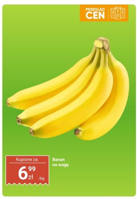 Banan na wagę promocja w Dino