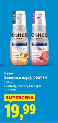 Koncentrat napoju DROP IN elektrolityczny promocja w Lidl