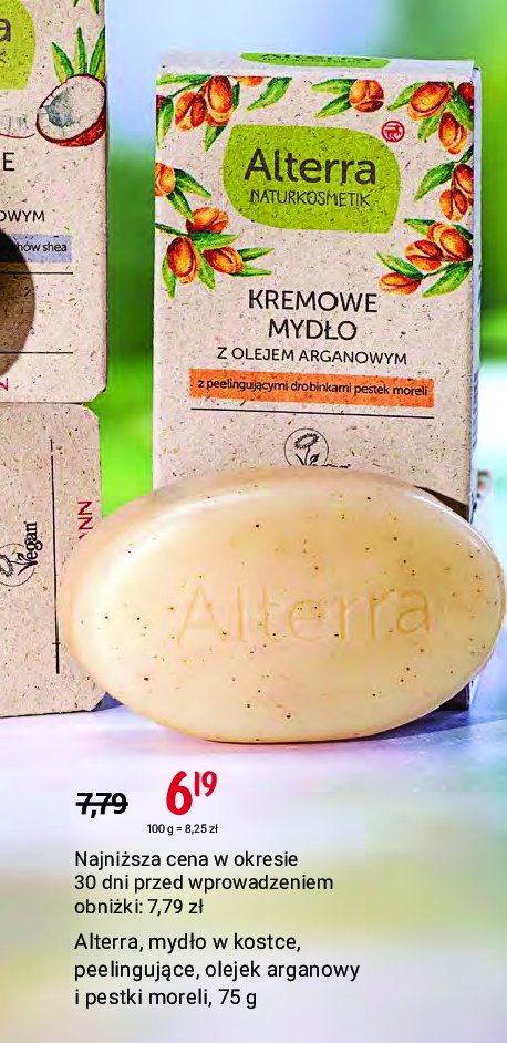 Mydło peelingujące z olejem arganowy Alterra promocja