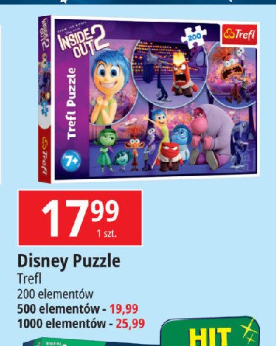 Puzzle inside out 200 el. Trefl promocja