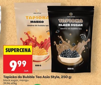 Tapioka do Bubble Tea black sugar promocja w Biedronka