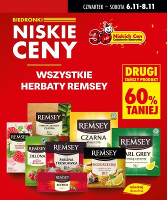 Herbata czarna klasyczna promocja w Biedronka