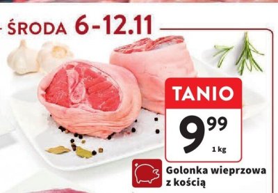 Golonka wieprzowa z kością promocja w Intermarche