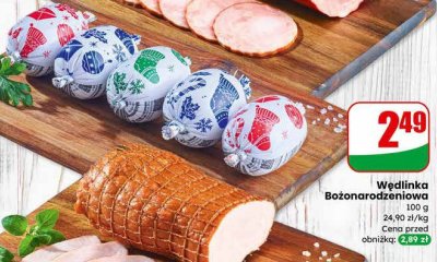 Wędlinka Bożonarodzeniowa promocja w Dino