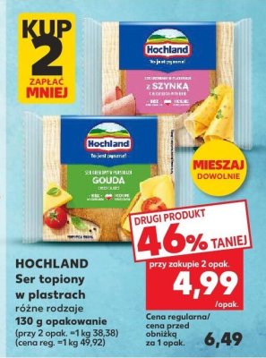 Ser topiony w plastrach różne rodzaje  promocja w Kaufland