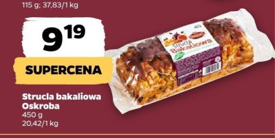 Strucla bakaliowa Oskroba promocja w Netto