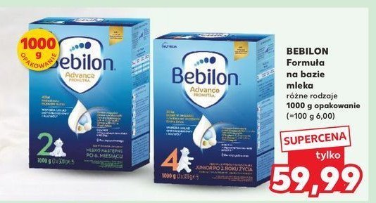 Mleko 4 BEBILON ADVANCE PRONUTRA promocja