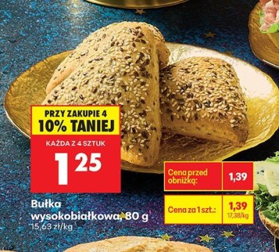 Bułka wysokobiałkowa promocja w Biedronka