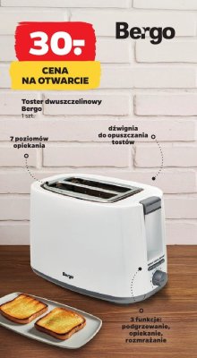 Toster dwuszczelinowy promocja w Netto