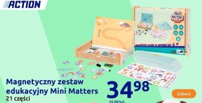 Magnetyczny zestaw edukacyjny  promocja w Action
