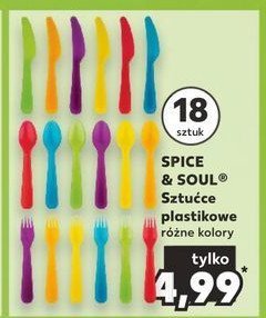 Sztućce plastikowe Spice&soul promocja