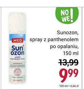 Spray panthenol Sun ozon promocja