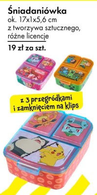 Śniadaniówka różne licencje (Paw Patrol, Minecraft, Pokémon) promocja w Tedi