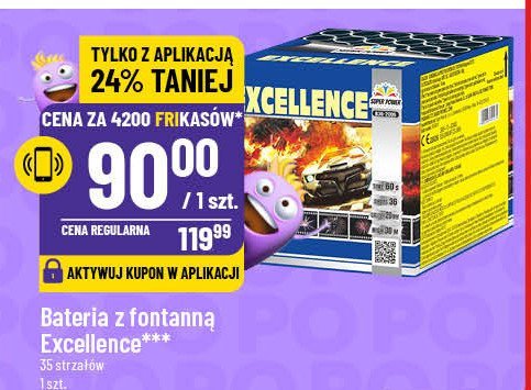 Bateria z fontanną excellence SUPER POWER promocja