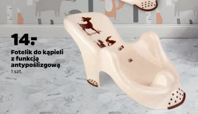 Fotelik do kąpieli z funkcją antypoślizgową promocja