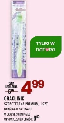 Szczoteczka premium ORACLINIC promocja w Drogerie Natura