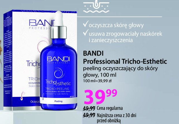 Peeling do skóry głowy oczyszczający Bandi promocja