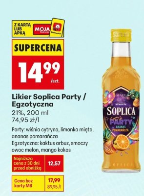 Likier Soplica Party ananas-pomarańcza promocja w Biedronka
