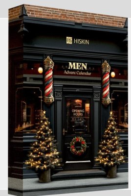 Kalendarz adwentowy HISKIN Men. z kosmetykami i skarpetkami męskimi, 12 elementów promocja w Rossmann