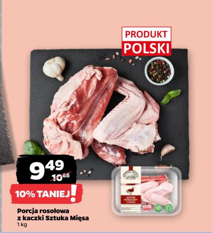 Porcja rosołowa z kaczki promocja w Netto